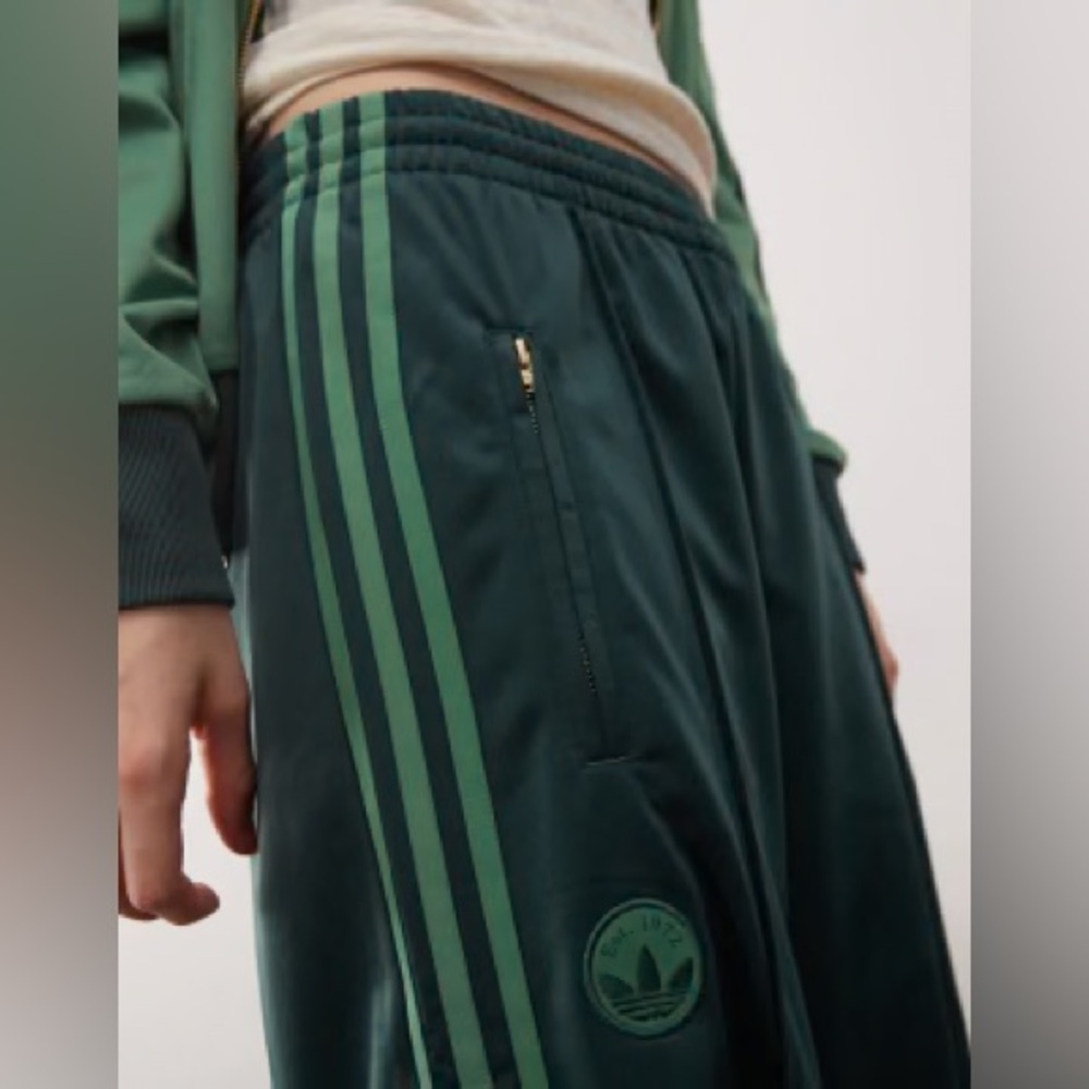 adidas Originals firebird track pants in green